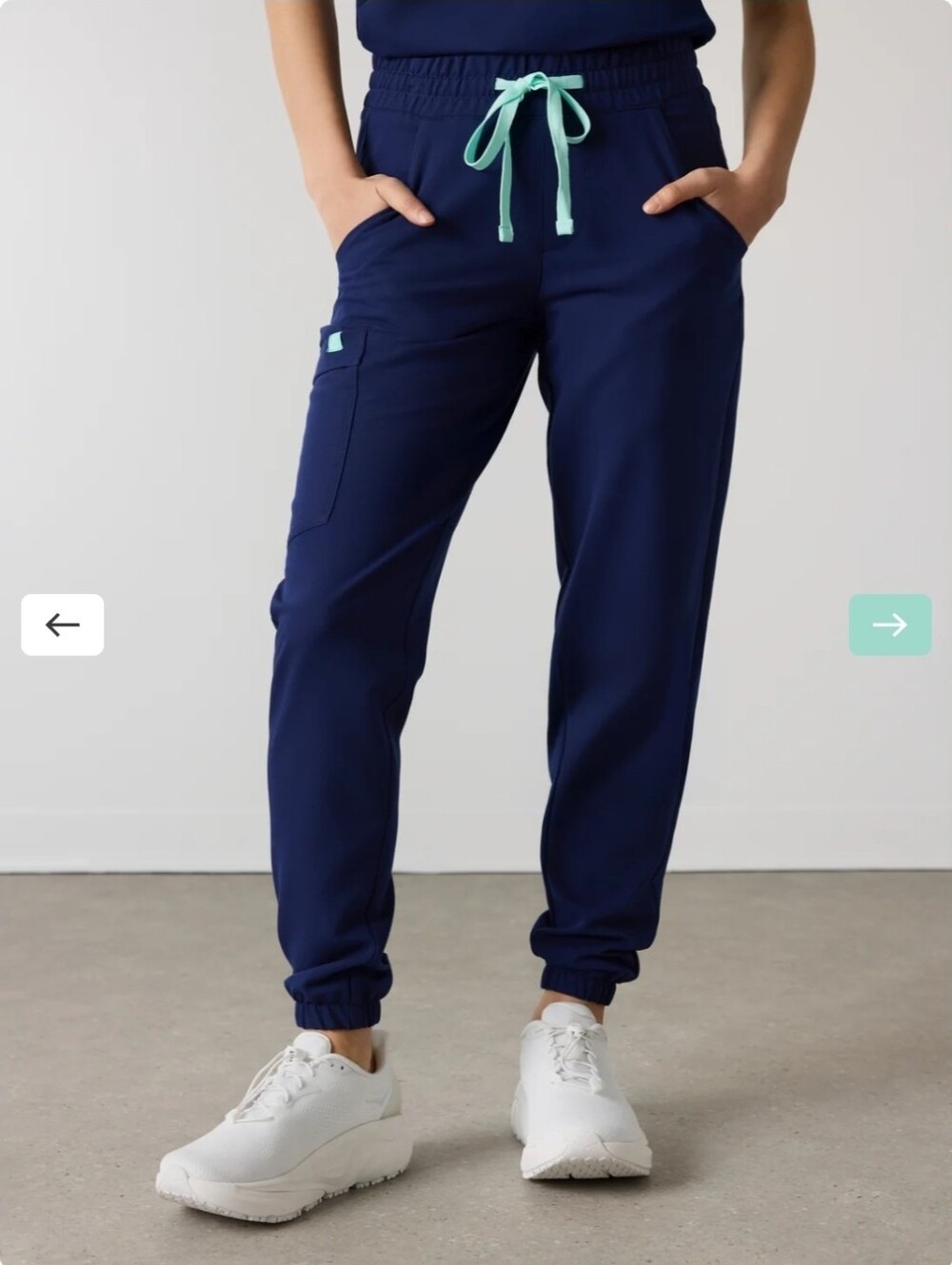 GARDE MALADE  ROSIE RE-GARDE™ - MODERN NAVY - Jogger Scrub Pants Sz M